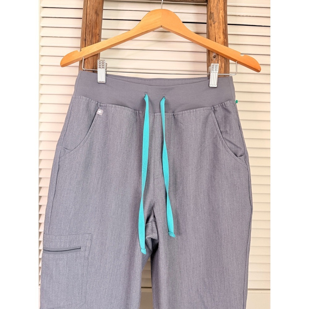 FIGS Zamora Jogger Scrub Pants Womens S Grey Technical Collection - Picture 3 of 4